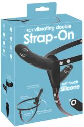 You2Toys Strap-On Dublu Vibrator RC Vibrant Double Curea-On cu Telecomandă