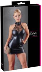 Cottelli PARTY Rochie Wetlook cu Inserții din Dantelă - Negru , S