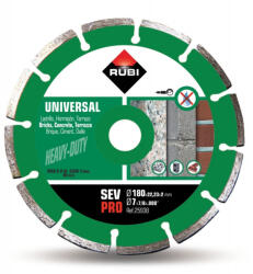 RUBI Disc diamantat pt. beton si caramida 180mm, SEV 180 Pro - RUBI-25938 (RUBI-25938) - masinidetaiatgresie Disc de taiere