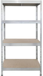 AR Shelving RIVET PRO nagy teherbírású állvány, 180×90×60 cm, 4 szint, forgácslap polccal, 360 kg/polc, horganyzott