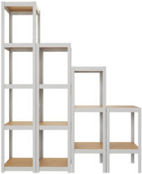 AR Shelving AR Style Set 11 - Treppe 198x160x40, 198×160×40 cm, 5 szint