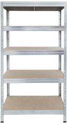 AR Shelving RIVET PRO nagy teherbírású állvány, 180×90×45 cm, 5 szint, forgácslap polccal, 360 kg/polc, horganyzott