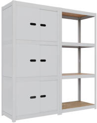 AR Shelving Polcrendszer, 150×140×40 cm, 4 szint