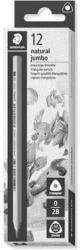 STAEDTLER Grafitceruza, 2B, háromszögletű, vastag, STAEDTLER "Noris® natural jumbo 119N (COTS119N2B)