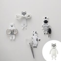 Viyogo Cuier autoadeziv in forma de animale, suport reutilizabil pentru accesorii, Catelus