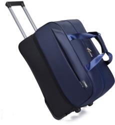 Viyogo Geanta voiaj extensibila de tip troler, poliester, 55 L, 54 x 33 x 32.5 cm, albastru Valiza