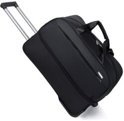 Viyogo Geanta voiaj extensibila de tip troler, poliester, 55 L, 54 x 33 x 32.5 cm, negru Valiza