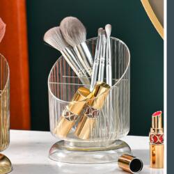 Viyogo Organizator pentru accesorii birou/produse cosmetice, 15.8 x 11 cm, alb transparent