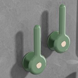 Viyogo Set 2 suporturi autoadezive pentru agatat accesorii, 13 x 5.5 cm, verde
