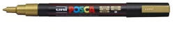 uni Dekormarker 0, 9-1, 3mm, PC-3M Uni Posca arany (2UPC3MA) - azellato