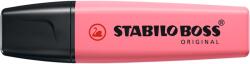 STABILO Szövegkiemelő 2-5mm, vágott hegyű, STABILO Boss original Pastel cseresznyevirág (70/150)