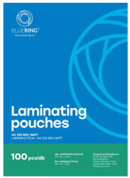 Bluering Lamináló fólia A4, 100 micron matt 100 db/doboz, Bluering® (LAMMA4MA100MIC) - azellato