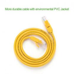 UGREEN PATCH CORD UTP Ugreen Cat5e, "NW103" fire din cupru, viteza maxima 100 Mbps, 1m, galben "11230" (timbru verde 0.08 lei) - 6957303882304 (11230) - pcforge