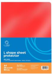 BLUERING Genotherm `L` A4, 80 micron piros 25 db/csomag, Bluering®, (32277) - azellato