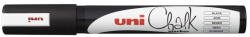 uni Krétamarker folyékony 1, 8-2, 5mm, Uni-Posca PWE-5M fekete (2UPWE5MF) - azellato