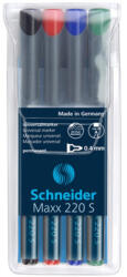 Schneider Alkoholos marker OHP 0, 4mm tűhegyű Schneider Maxx 220 S 4 klf. szín (112494)