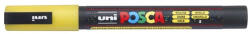 uni Dekormarker 0, 9-1, 3mm, Uni-Posca PC-3ML csillámló sárga (2UPC3MLS) - azellato