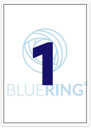 BLUERING Etikett címke, 210x297mm, 100 lap, 1 címke/lap Bluering® (BRET111) - azellato