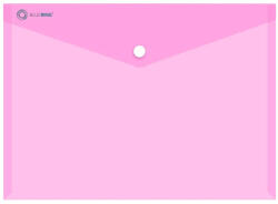 Bluering Irattartó tasak A4, PP patentos Bluering® transzparens pink (62023) - azellato