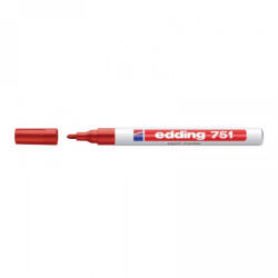 edding Lakkmarker 1-2mm, kerek Edding 751 piros (7580097002) - azellato
