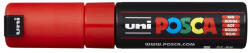 uni Dekormarker 8mm, Uni Posca PC-8K piros (2UPC8KP) - azellato