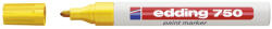 edding Lakkmarker 2-4mm, kerek Edding 750 sárga (7580096005) - azellato