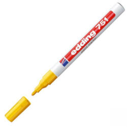edding Lakkmarker 1-2mm, kerek Edding 751 sárga (7580097005)
