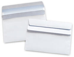 Bluering Boríték LC/5 öntapadó bélésnyomott 162×229mm Bluering® fehér (54955) - azellato