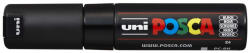 uni Dekormarker 8mm, Uni Posca PC-8K fekete (2UPC8KF) - azellato