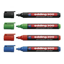 edding Alkoholos marker 1, 5-3mm, kerek Edding 300, 4 klf. szín (7580003004) - azellato