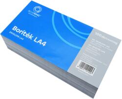 Bluering Boríték LA4 öntapadó bélésnyomott 110×220mm Bluering® 100 db/csom fehér (47693) - azellato