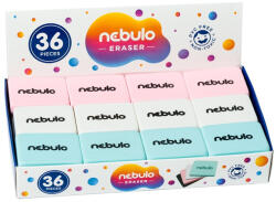 Nebulo Radír, logózott radír 3 színben, Nebulo (R-L-4C) - azellato