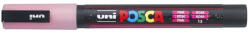 uni Dekormarker 0, 9-1, 3mm, Uni-Posca PC-3ML csillámló rózsaszín (2UPC3MLR) - azellato