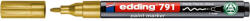 edding Lakkmarker 1-2mm, kerek Edding 791 arany (7580258011) - azellato