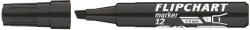 ICO Flipchart marker vízbázisú 1-4mm, vágott Artip 12 fekete (9580002007) - azellato