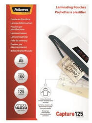 Fellowes Lamináló fólia, A5, 125 mikron, fényes, 100 db/doboz, Fellowes® (5307302) - azellato