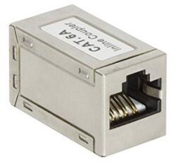 LogiLink CUPLA RJ-45 LOGILINK pt. cablu FTP, Cat6a, RJ-45 (M) x 2, ecranat, metal, 1 buc, "NP0025 (NP0025)