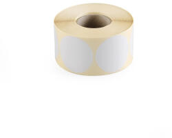  Etikett címke, 40mm, körcímke tekercses, 1000 címke/tekercs fehér (48303) - azellato