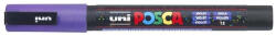 uni Dekormarker 0, 9-1, 3mm, Uni-Posca PC-3ML csillámló lila (2UPC3MLL) - azellato