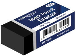 Keyroad Radír, 30 db/display, Keyroad Tec Black, fekete (KR972789)