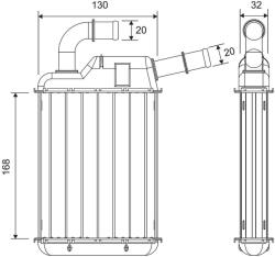 VALEO Schimbător de căldură, încălzire habitaclu VALEO 811675 (811675)