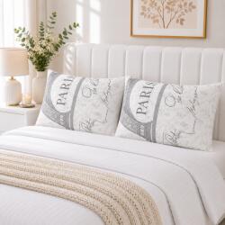 Kotonia Home Set 2 perne matlasate Kotonia Home - 50x70 cm, 630 gr/buc, decor Paris 05 (126077)