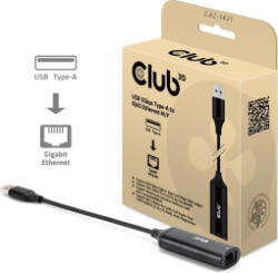 Club 3D Adaptor USB 5Gbps Type-A la RJ45 Ethernet Club3D 1xLAN 5 Gigabit (CAC-1421)