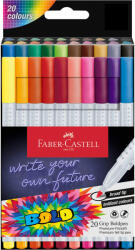 Faber-Castell Carioci 20 culori/set FABER-CASTELL Grip Boldpen, FC155318
