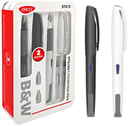 DACO Stilou DACO Black and White ST213, 2 buc/set