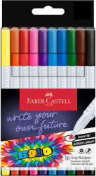 Faber-Castell Carioci 10 culori/set FABER-CASTELL Grip Boldpen, FC155317