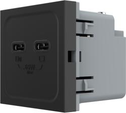 LIVOLO Modul priza dubla 2 x USB tip C, 2M, 65W, Livolo (1687)