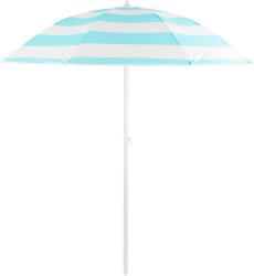 Strend Pro DALIA strandnapernyő, 180 cm, 32/32 mm, dönthető mechanizmussal, türkiz és fehér
