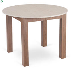 Mebel Elite Modern bővíthető étkezőasztal JAMES 103-223 cm travertin dió Nicea