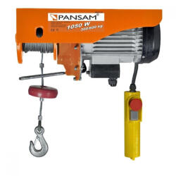 PANSAM elektromos csörlő 1050 W 300/600 kg 12/6 m (A045110) - albaszerszam